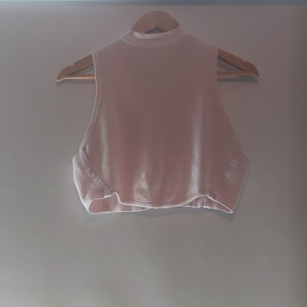 Halter crop top.